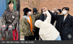 BTSのJIN、同期が「中隊長訓練兵」に推薦 「軍生活に熱心…好感度アップ」