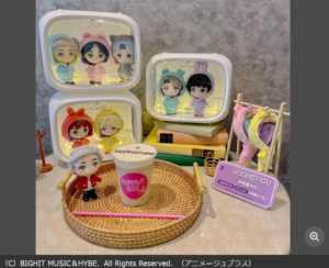 【BTS】TinyTANドールの“推し活”フォトブースを3日間限定で設置